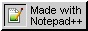 made with notepad plus plus